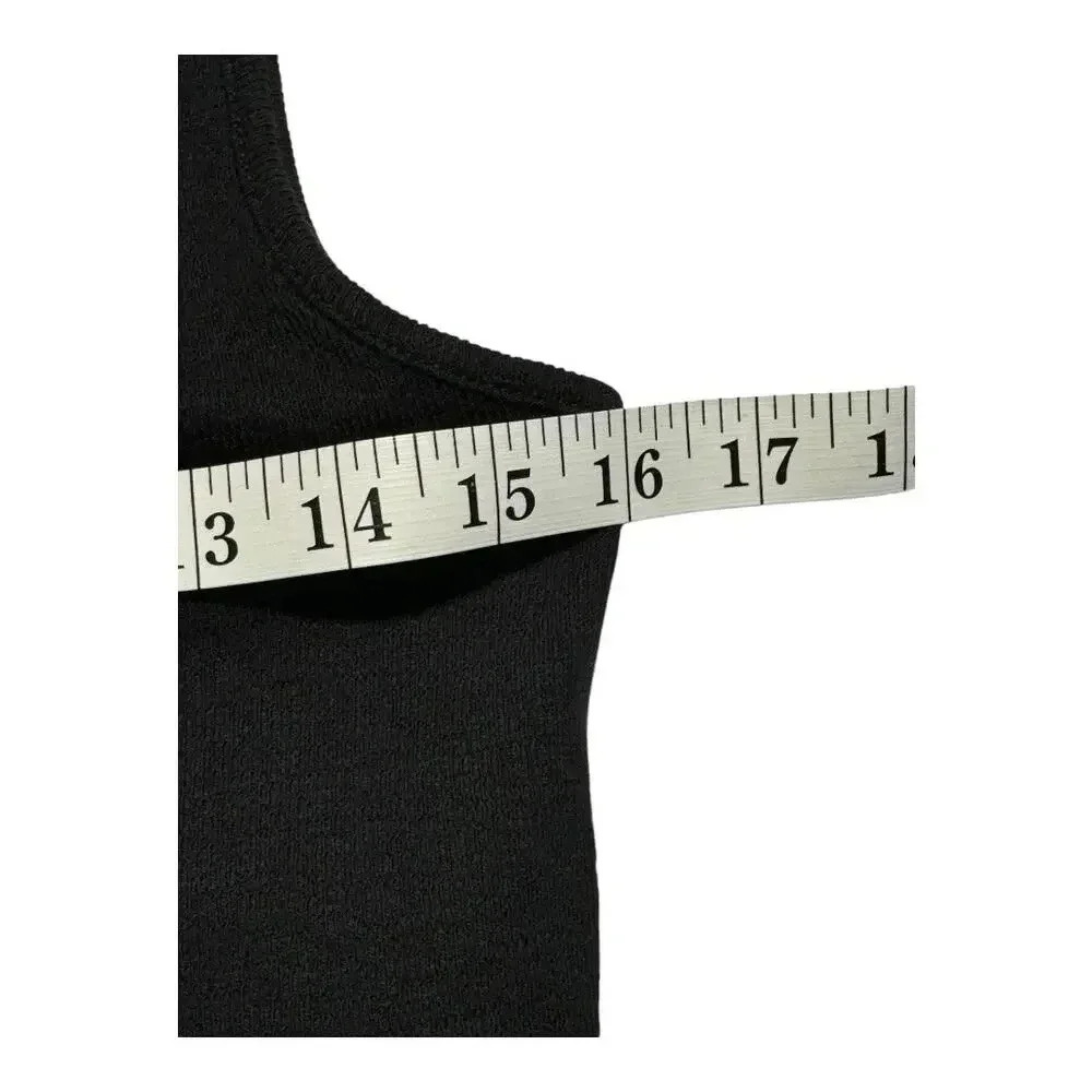 NEW Madewell Women’s XS Black‎ Knit Tank Midi Dress NWT Soldout Style - Picture 6 of 8